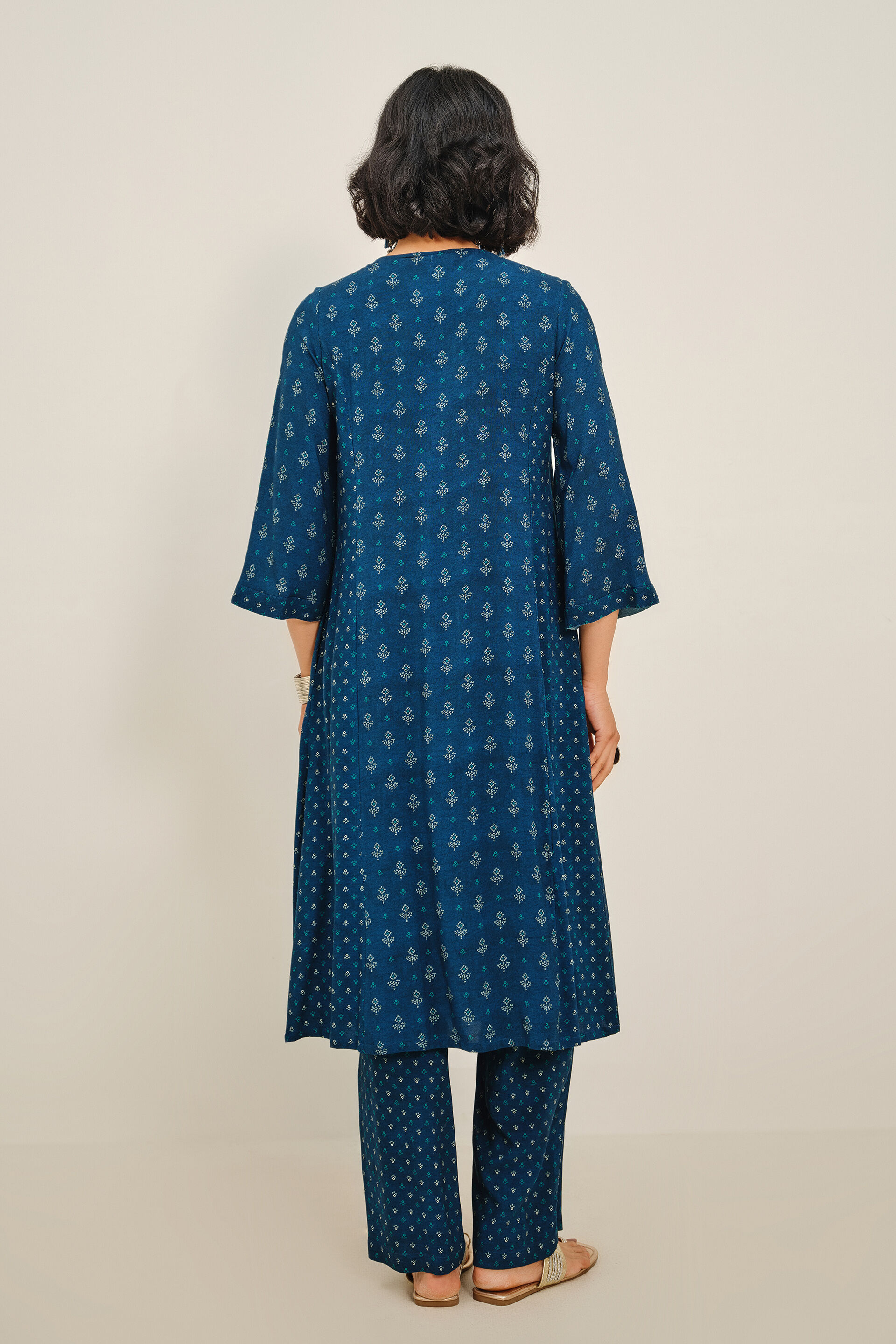 Bluetiful Kurta Set, Indigo, image 5